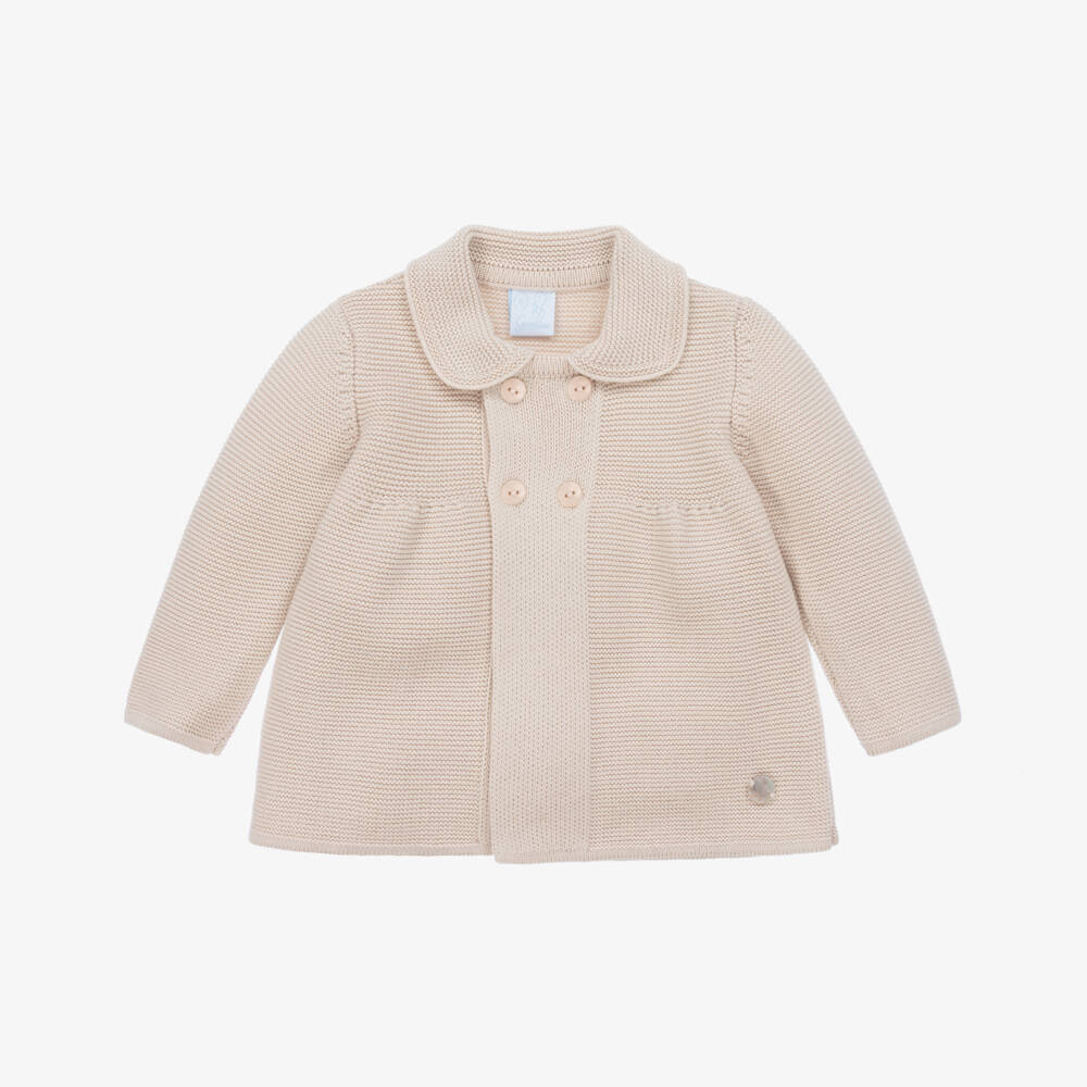 Artesanía Granlei-Бежевый мягкий вязаный кардиган для мальчиков | Childrensalon Outlet