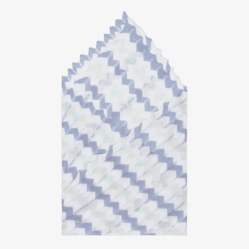 Artesanía Granlei-Boys Blue Mint Zigzag Wrap | Childrensalon Outlet