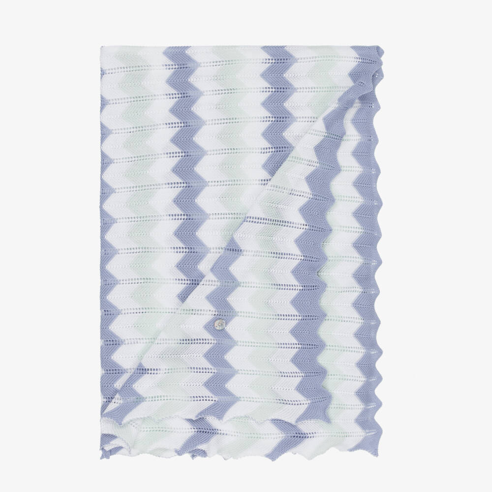 Artesanía Granlei-Boys Blue Mint Zigzag Wrap | Childrensalon Outlet