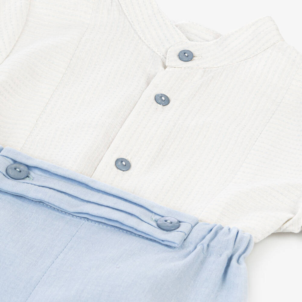Artesanía Granlei-Boys Classic Blue & Ivory Ensemble | Childrensalon Outlet
