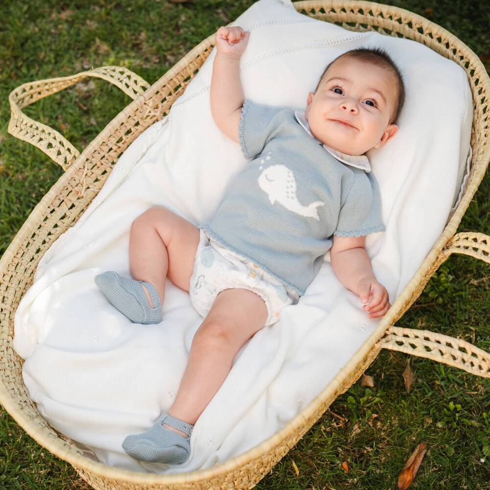 Artesanía Granlei-Boys Classic Blue Shorts Ensemble | Childrensalon Outlet