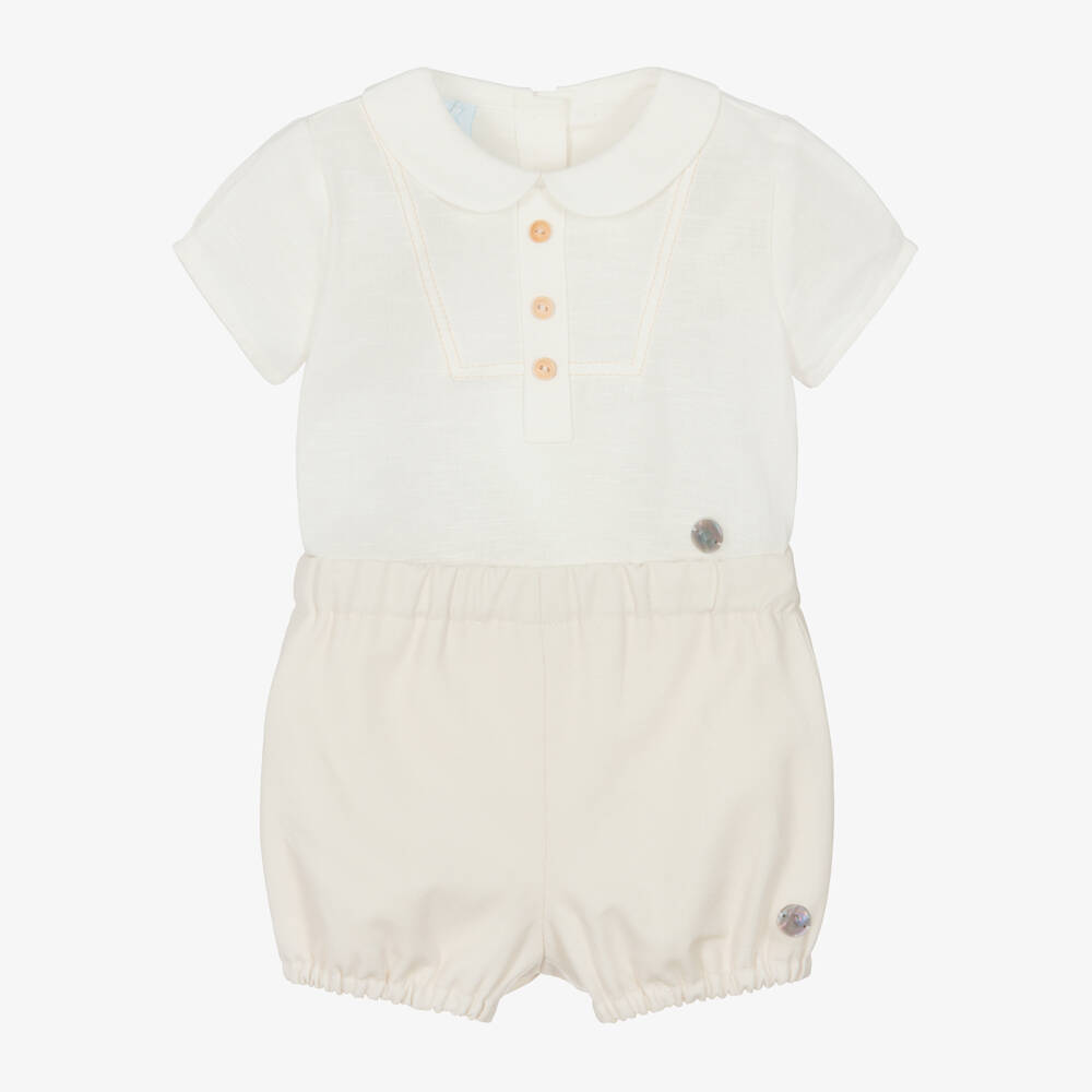 Artesanía Granlei-Классический кремовый комплект для мальчиков | Childrensalon Outlet