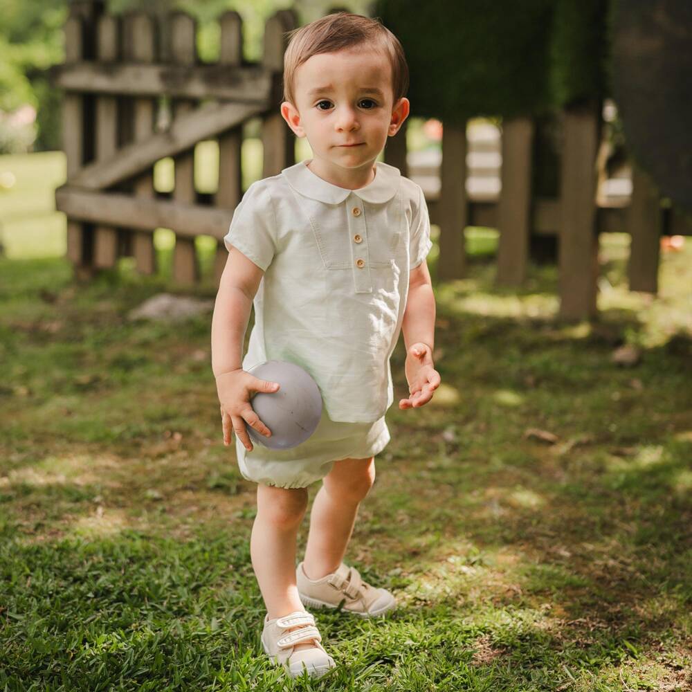 Artesanía Granlei-Классический кремовый комплект для мальчиков | Childrensalon Outlet