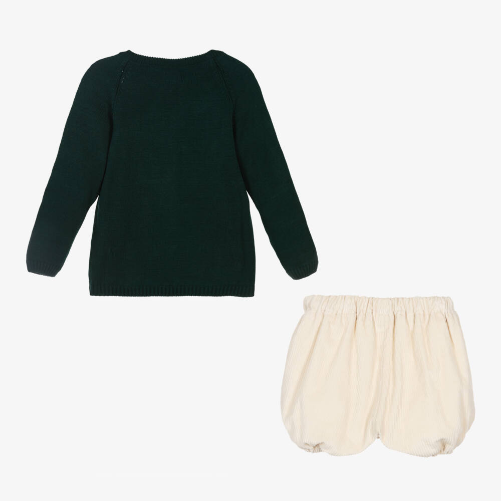 Artesanía Granlei-Boys Corduroy Robin Shorts Ensemble | Childrensalon Outlet