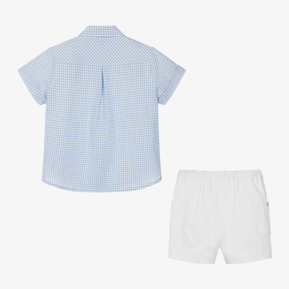Artesanía Granlei-Комплект из хлопковых шорт в клетку для мальчиков | Childrensalon Outlet