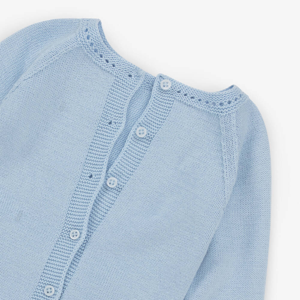Artesanía Granlei-Boys Cozy Azure Knit Set | Childrensalon Outlet