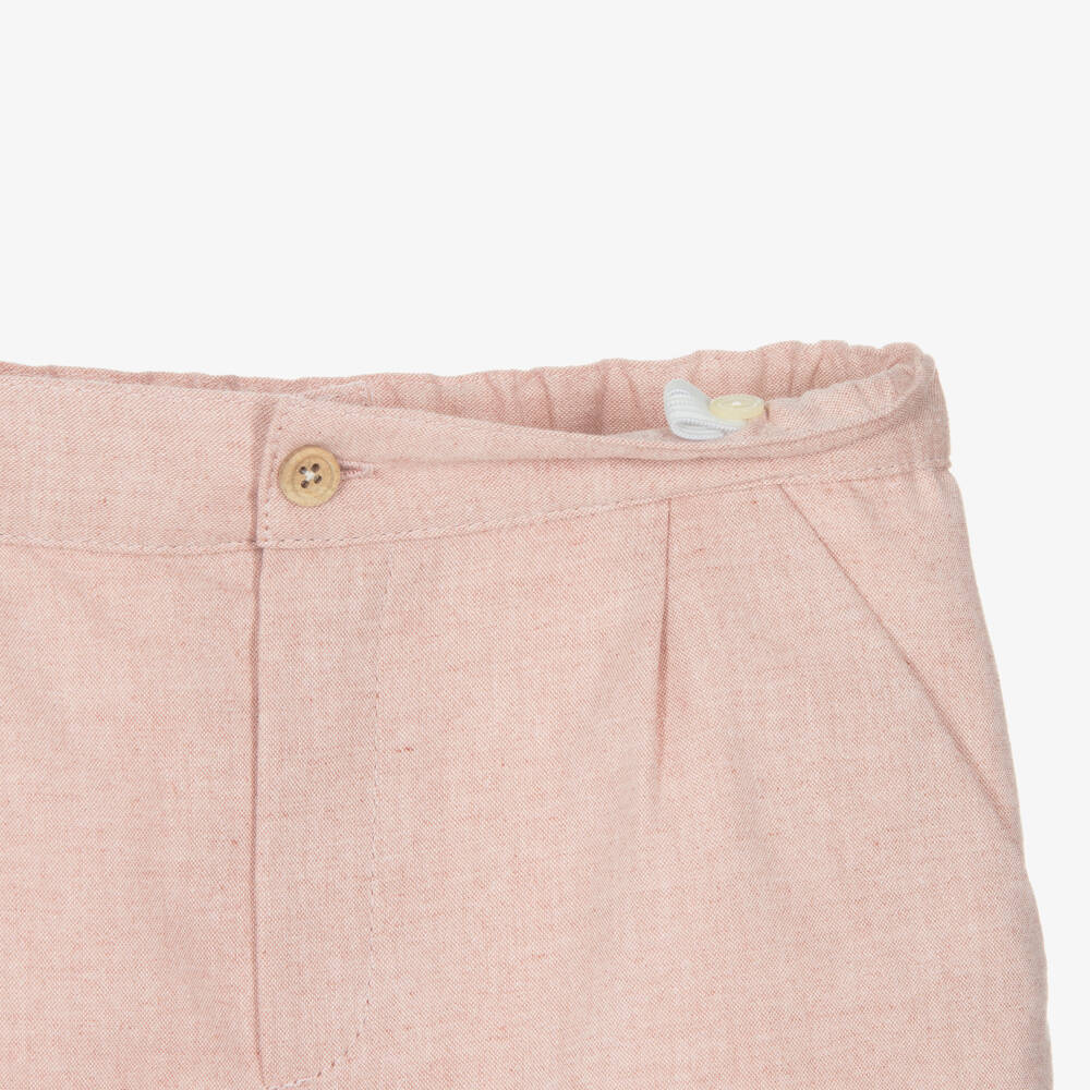 Artesanía Granlei-Boys Cream & Blush Summer Ensemble | Childrensalon Outlet