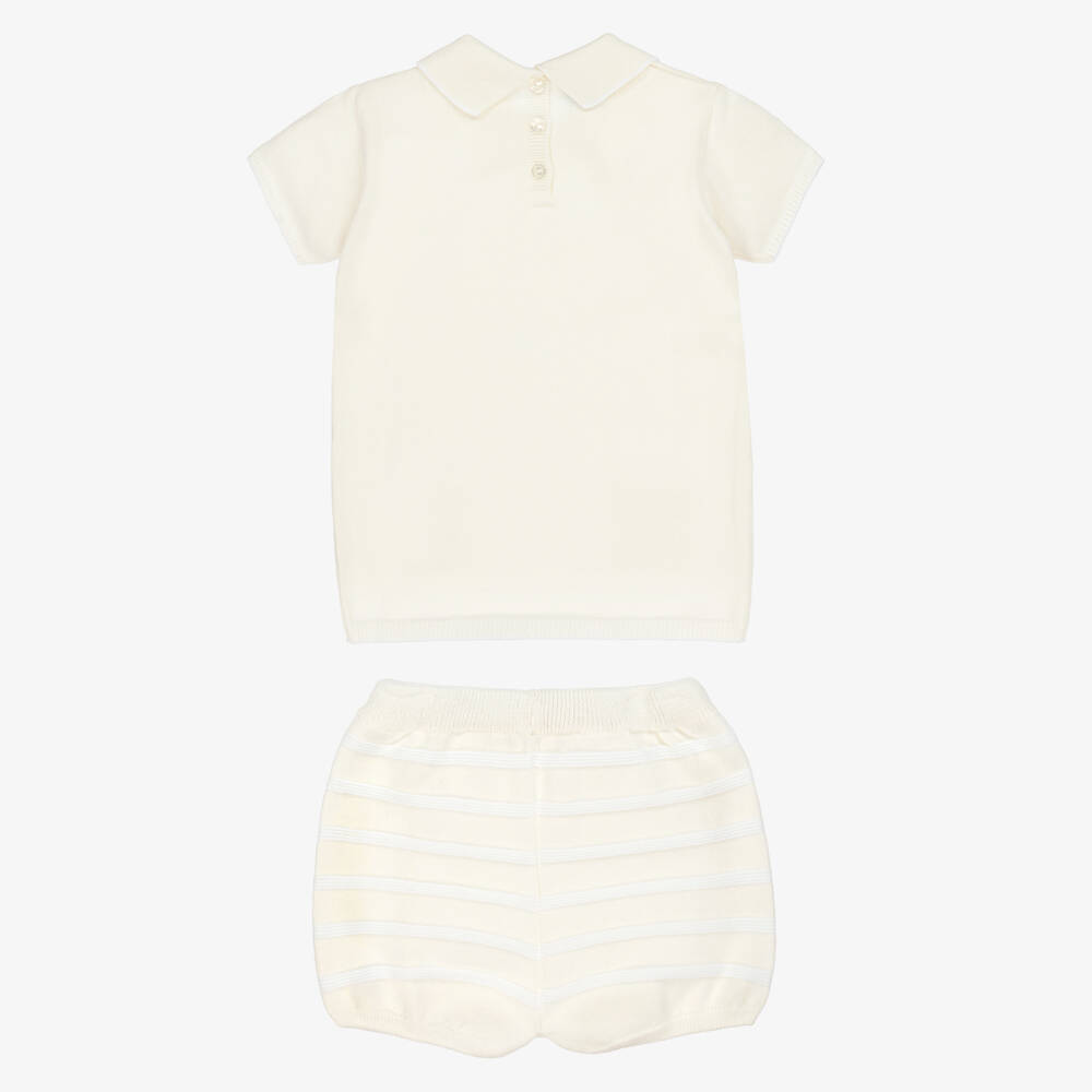 Artesanía Granlei-طقم محبوك كريمي للأولاد | Childrensalon Outlet