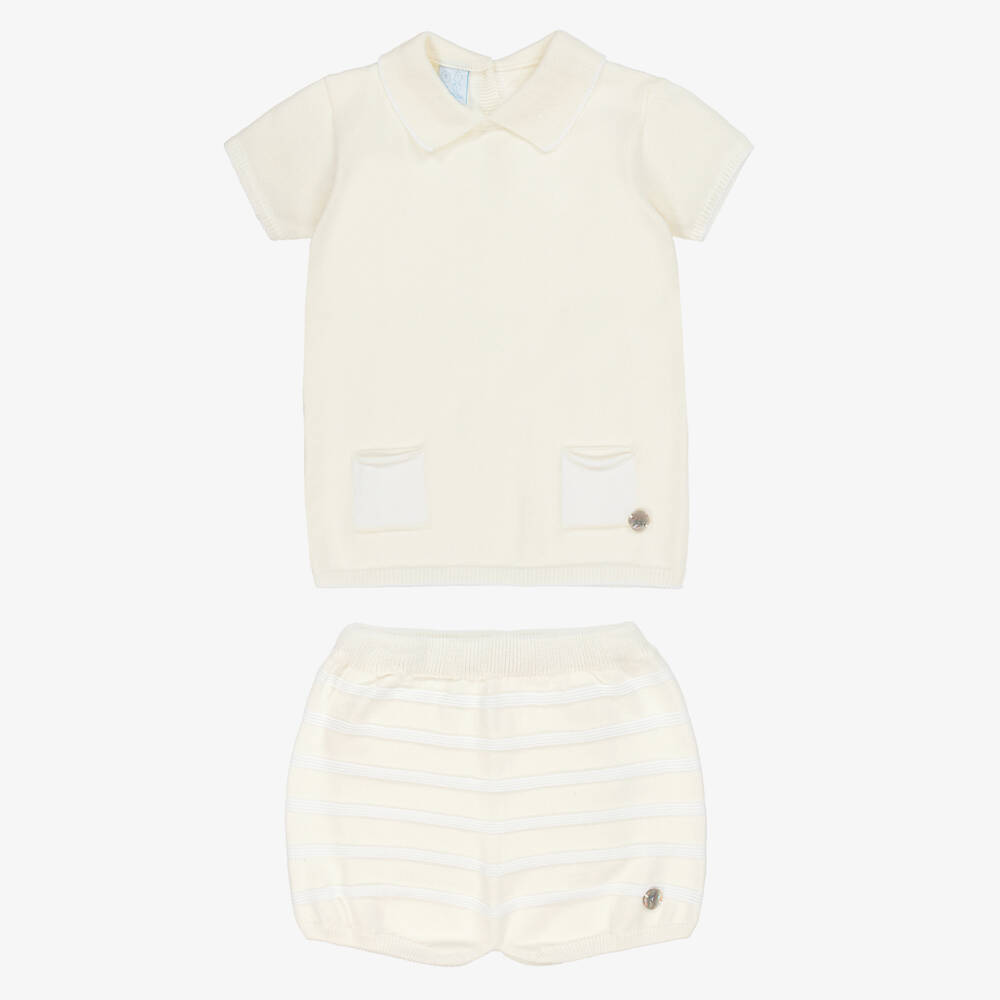 Artesanía Granlei-طقم محبوك كريمي للأولاد | Childrensalon Outlet