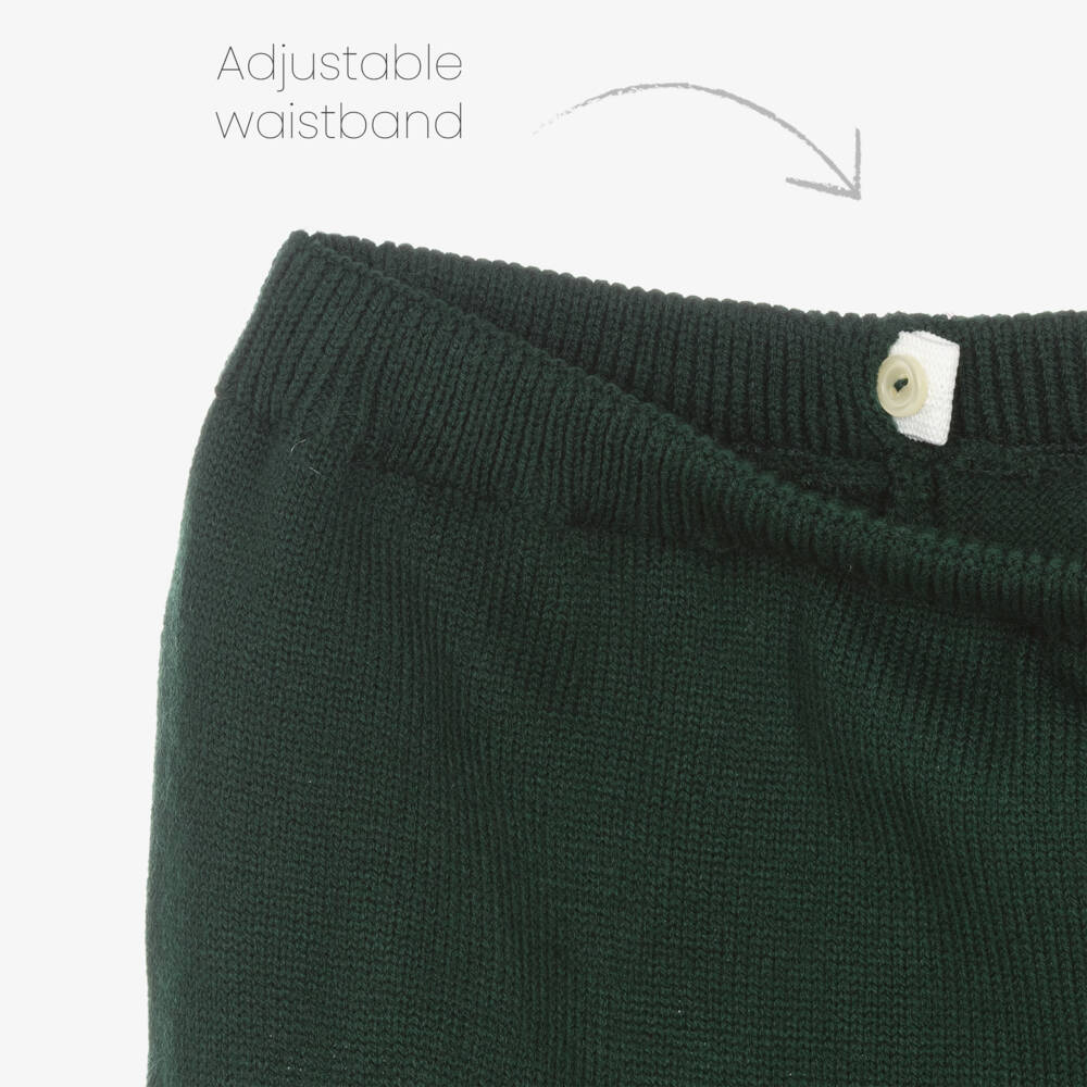 Artesanía Granlei-طقم محبوك أخضر داكن للأولاد | Childrensalon Outlet