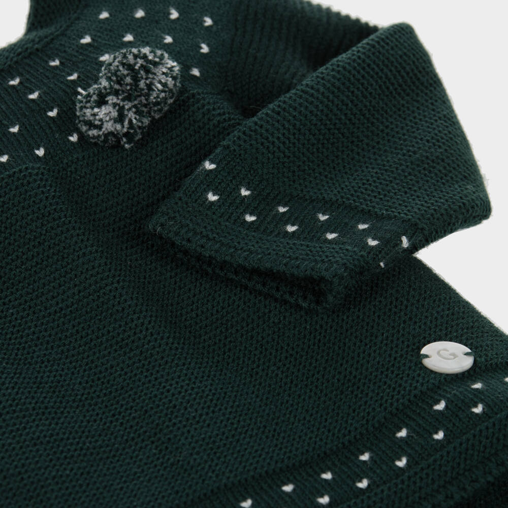 Artesanía Granlei-Boys Forest Knit Shorts Ensemble | Childrensalon Outlet