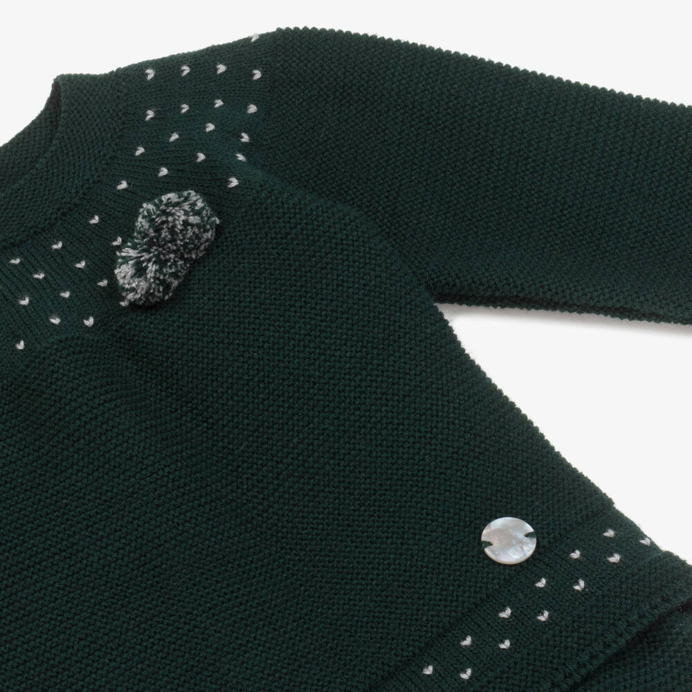 Artesanía Granlei-Boys Forest Knit Shorts Ensemble | Childrensalon Outlet