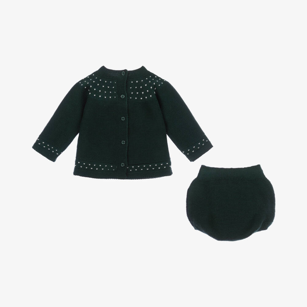 Artesanía Granlei-Boys Forest Knit Shorts Ensemble | Childrensalon Outlet
