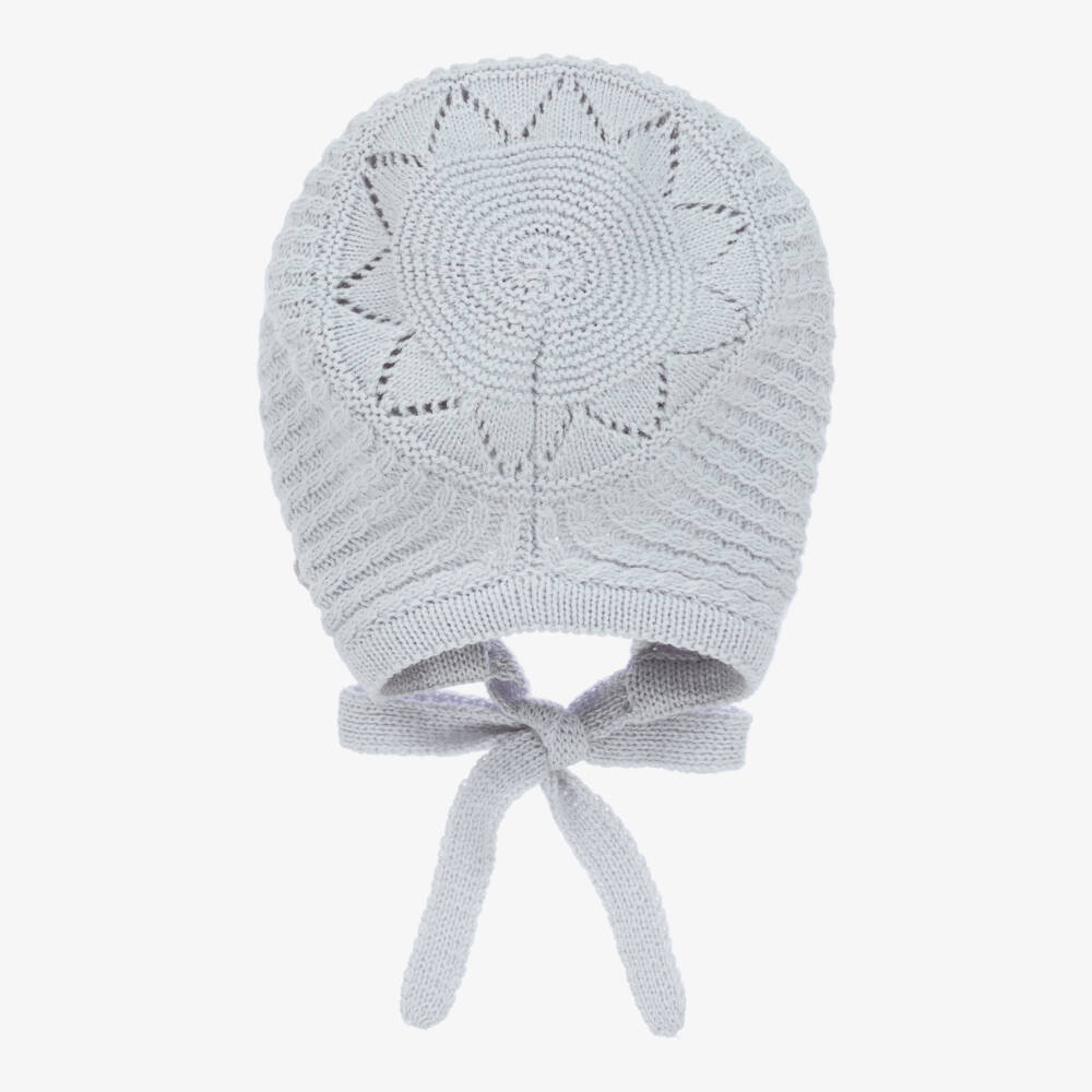 Artesanía Granlei-Boys Grey Cable Knit Hat | Childrensalon Outlet