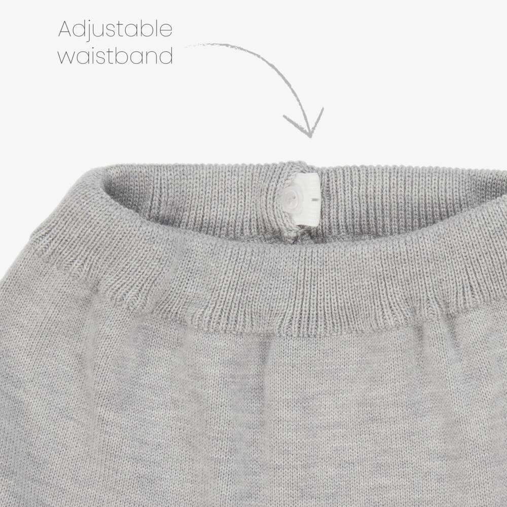 Artesanía Granlei-Boys Grey Fair Isle Knit Set | Childrensalon Outlet