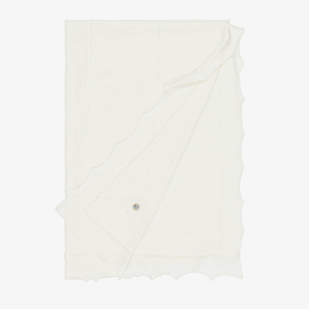 Artesanía Granlei-Boys Ivory Knit Baby Wrap | Childrensalon Outlet