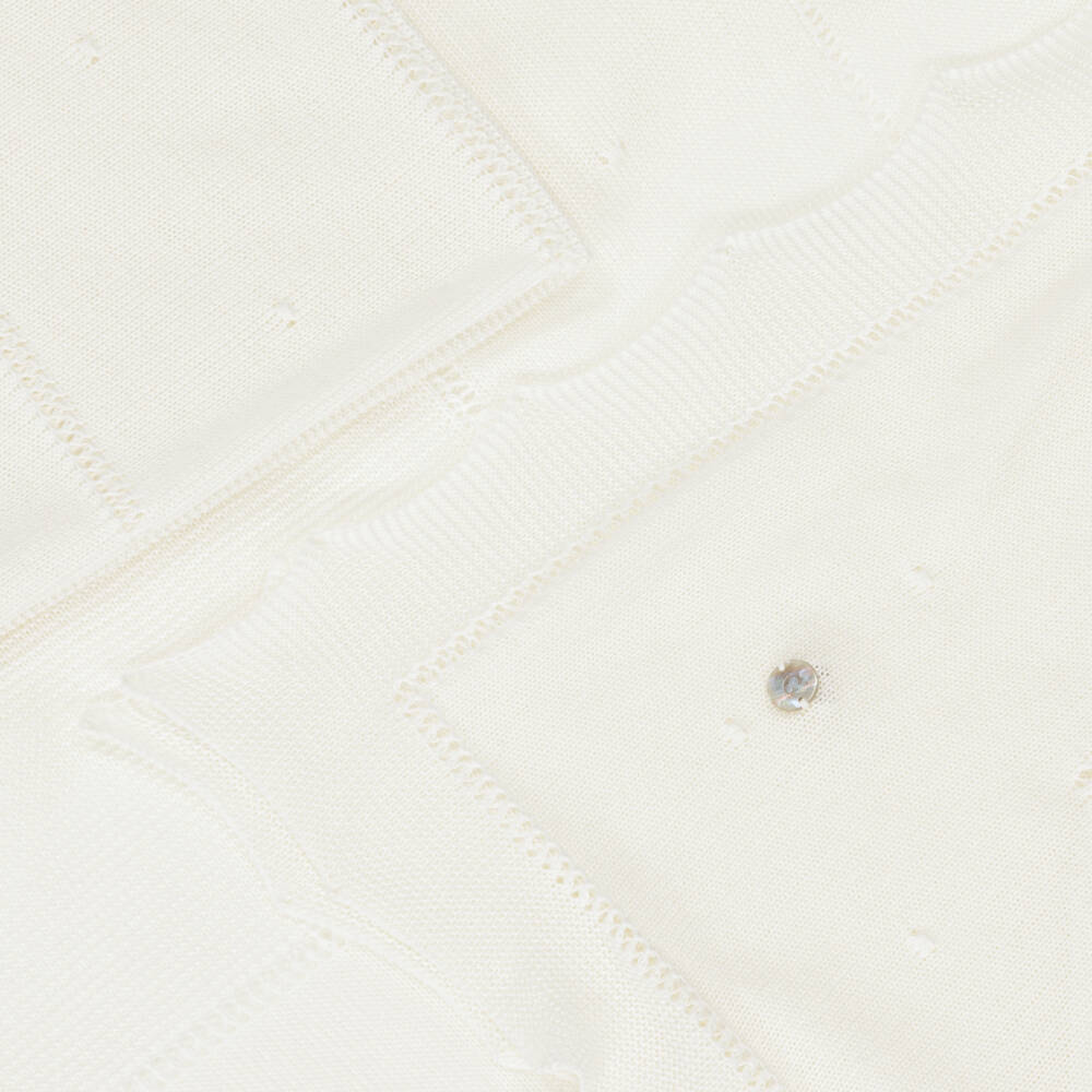 Artesanía Granlei-Boys Ivory Knit Baby Wrap | Childrensalon Outlet