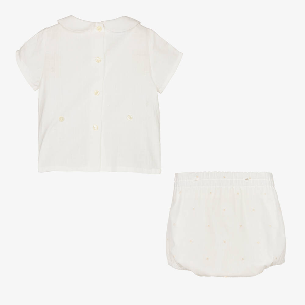 ارتيزانيا  غرانلي-بِدلة رسمية قطن لون عاجي للأولاد | Childrensalon Outlet