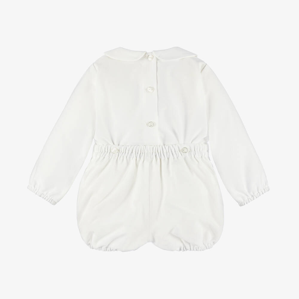 Artesanía Granlei-Boys Ivory Tulle Buster Outfit | Childrensalon Outlet