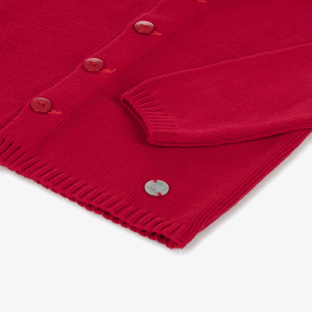 ارتيزانيا  غرانلي-كارديغان محبوك لون أحمر للأولاد | Childrensalon Outlet