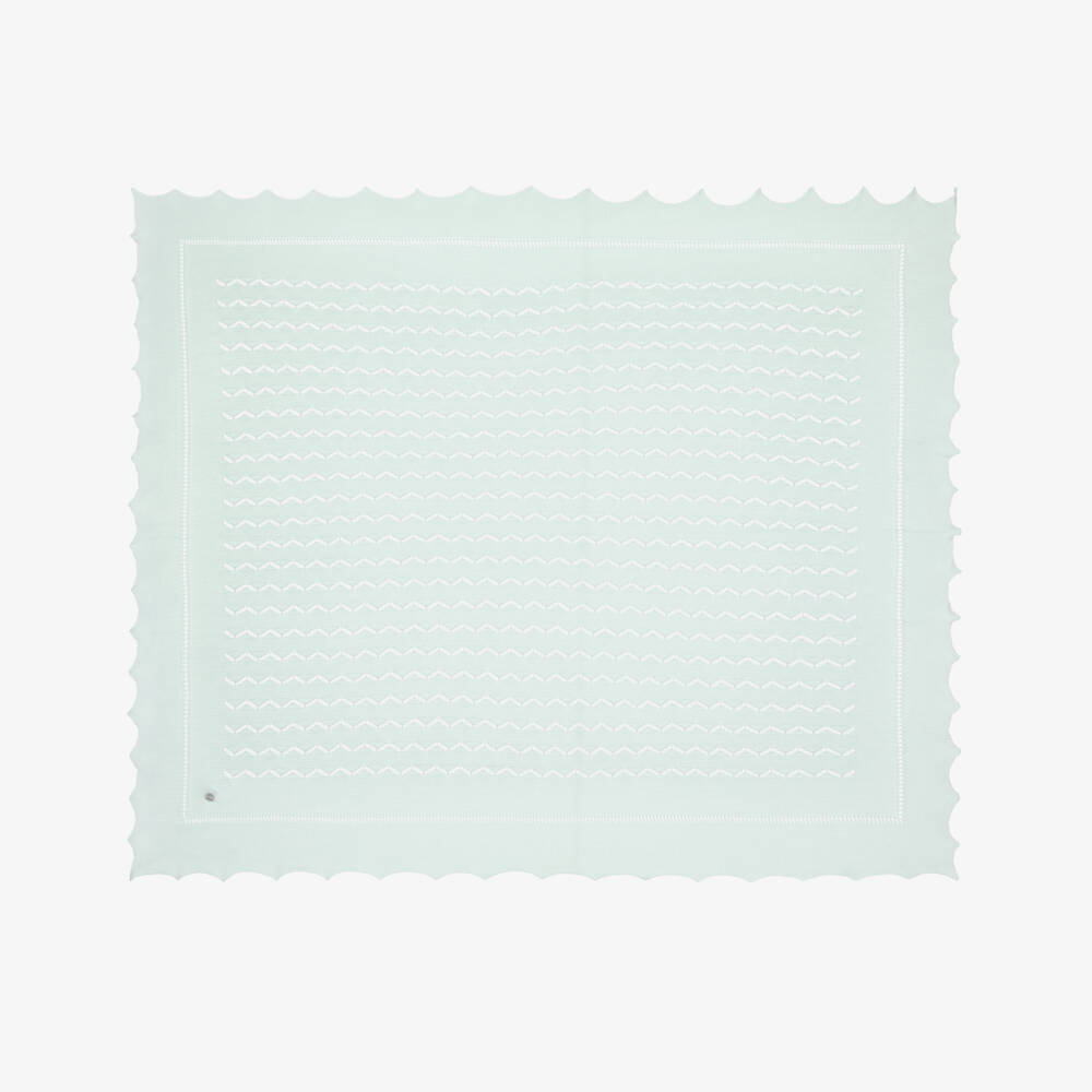 Artesanía Granlei-Boys Mint Lacy Knit Wrap | Childrensalon Outlet