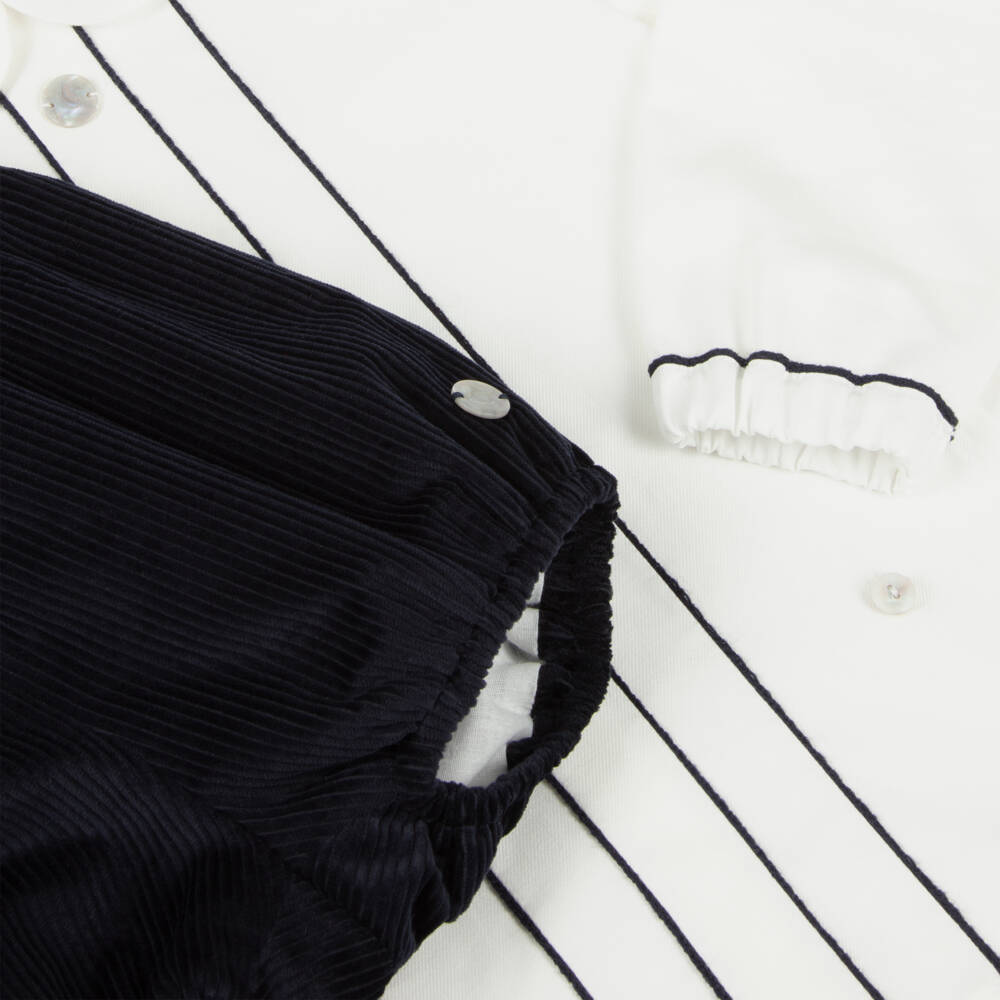 Artesanía Granlei-بدلة رسمية أطفال ولادي لون كحلي وعاجي | Childrensalon Outlet