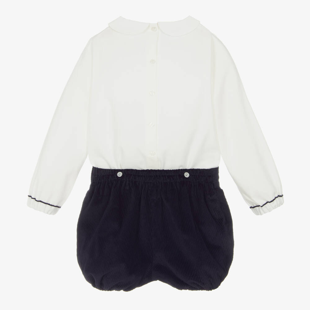 Artesanía Granlei-بدلة رسمية أطفال ولادي لون كحلي وعاجي | Childrensalon Outlet