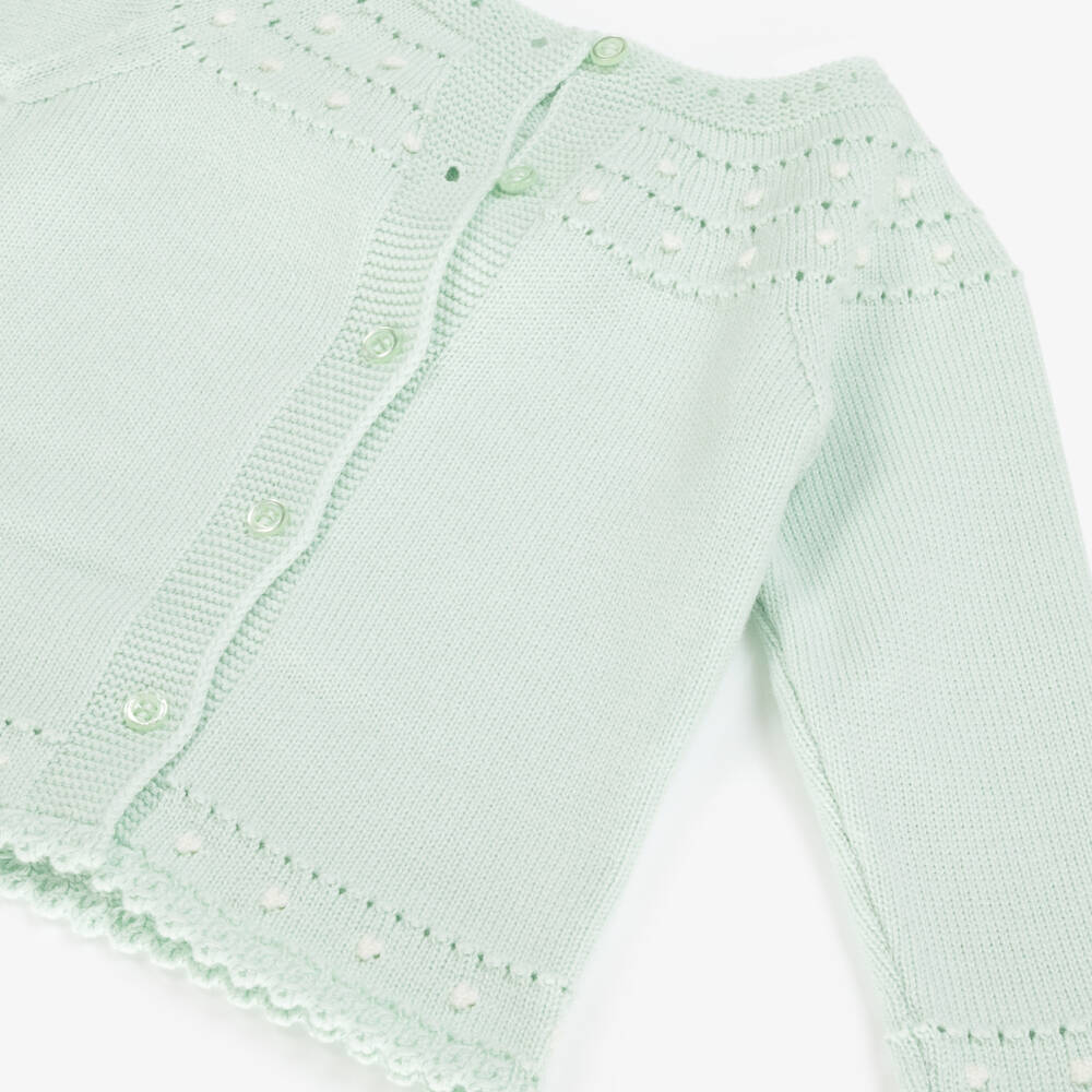 Artesanía Granlei-Boys Pale Mint Knit Outfit Duo | Childrensalon Outlet