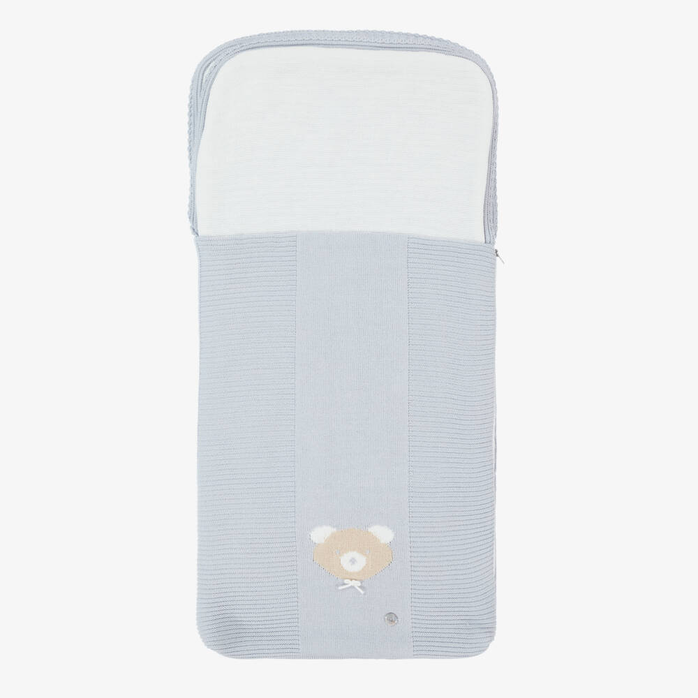 Artesanía Granlei-Boys Snuggly Knit Bear Cocoon | Childrensalon Outlet