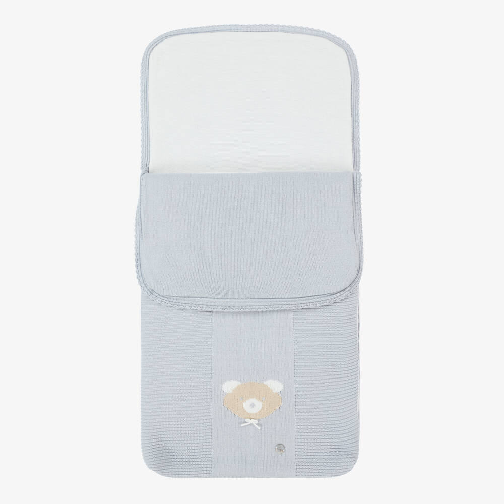 Artesanía Granlei-Boys Snuggly Knit Bear Cocoon | Childrensalon Outlet
