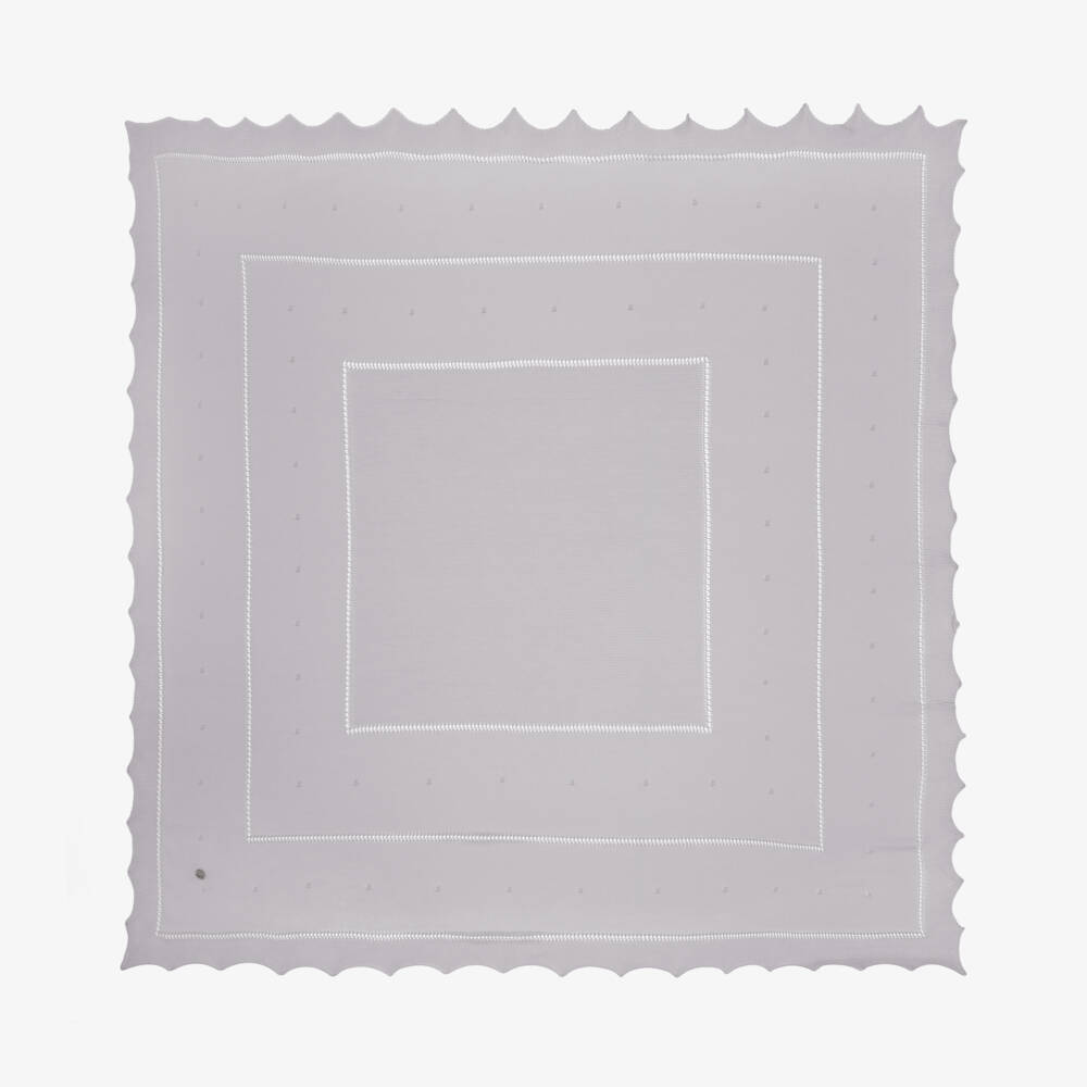 Artesanía Granlei-Boys Soft Grey Knitted Wrap | Childrensalon Outlet