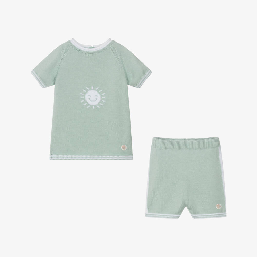Artesanía Granlei-Boys Springtime Knit Short Ensemble | Childrensalon Outlet