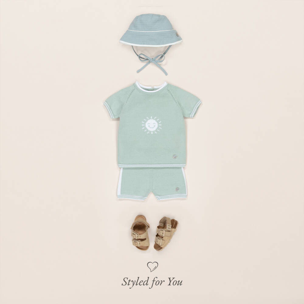 Artesanía Granlei-Boys Springtime Knit Short Ensemble | Childrensalon Outlet