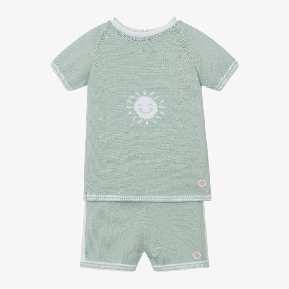 Artesanía Granlei-Boys Springtime Knit Short Ensemble | Childrensalon Outlet
