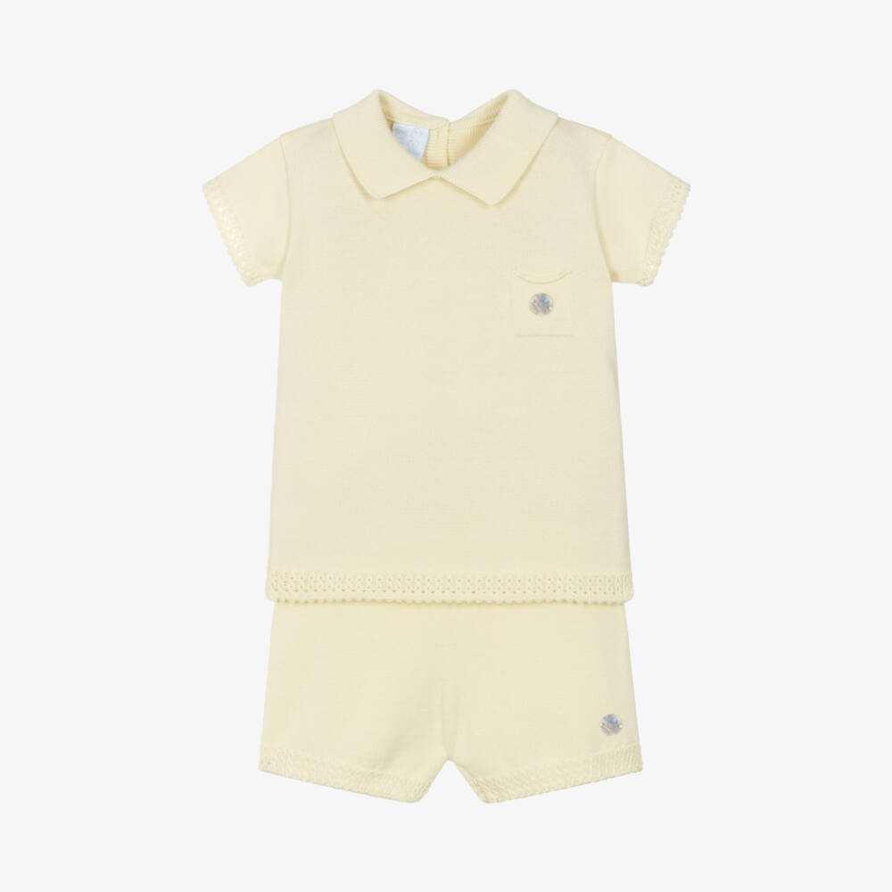 Artesanía Granlei-Boys Sunny Knit Cotton Ensemble | Childrensalon Outlet