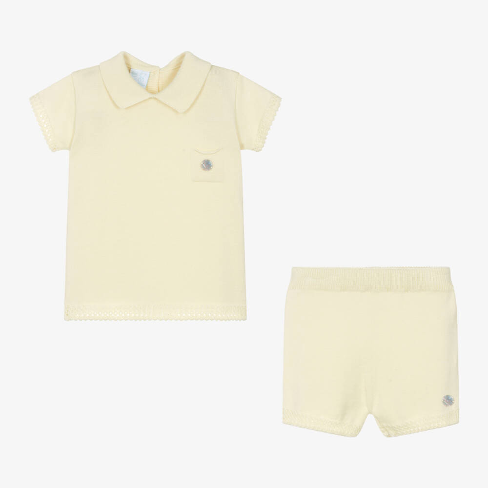Artesanía Granlei-Boys Sunny Knit Cotton Ensemble | Childrensalon Outlet