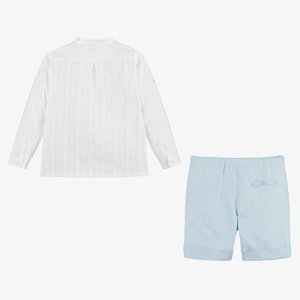 Artesania Granlei Boys Aqua Shorts Set main image 1