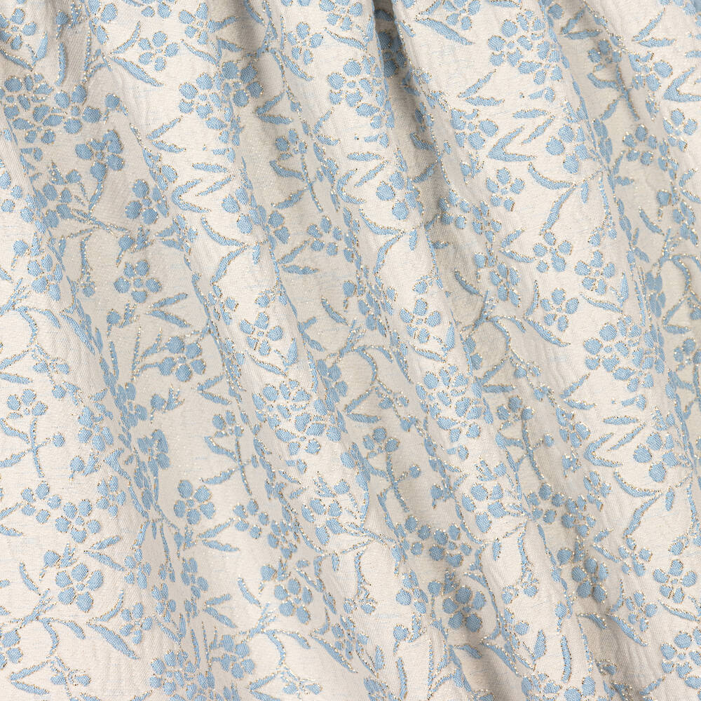 ارتيزانيا  غرانلي-فستان جاكارد مطرز بورود لون أزرق | Childrensalon Outlet