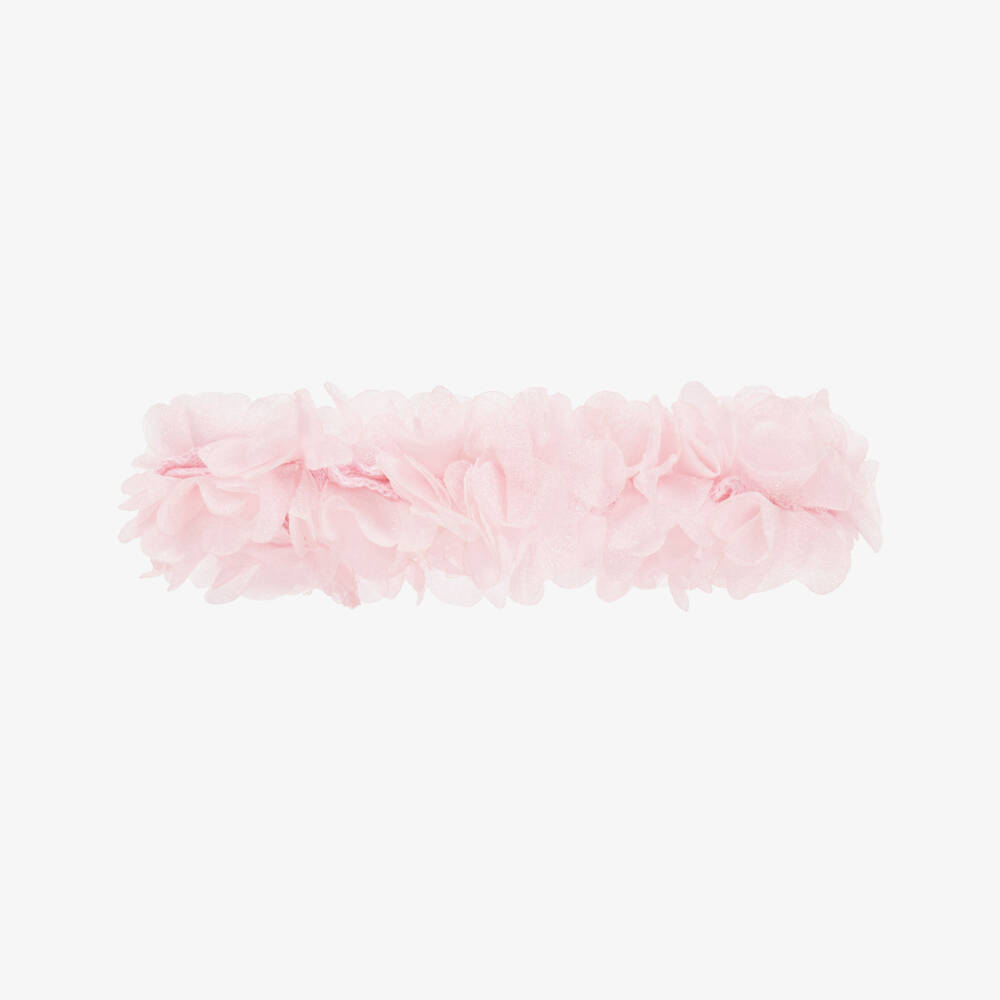 Artesanía Granlei-Girls Blush Chiffon Flower Hairband | Childrensalon Outlet