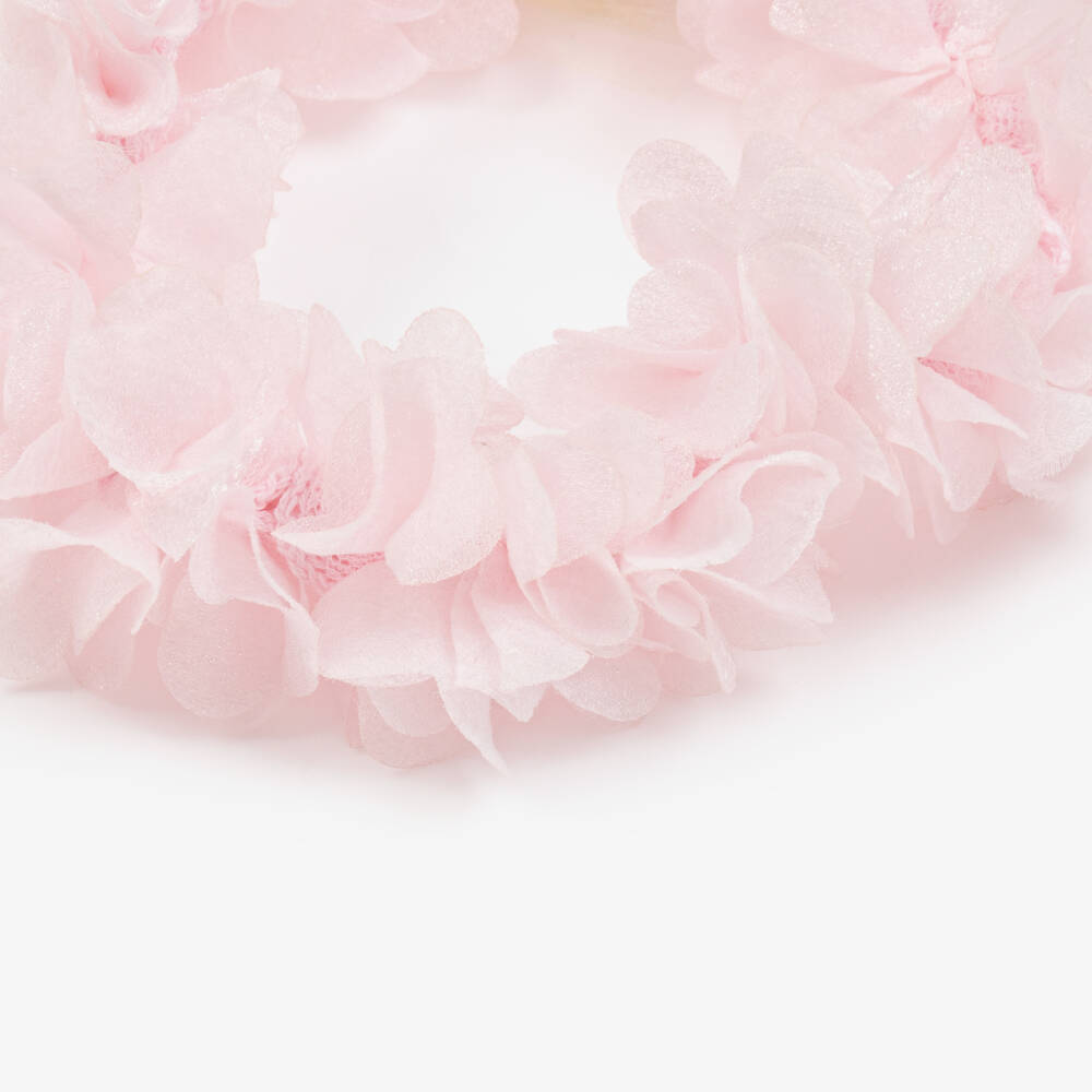 Artesanía Granlei-Ободок для волос из румяного шифона с цветком для девочек | Childrensalon Outlet