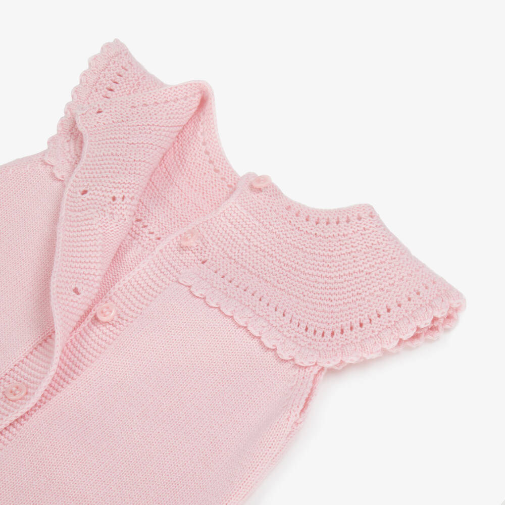 Artesanía Granlei-Girls' Blush Knit Ensemble | Childrensalon Outlet