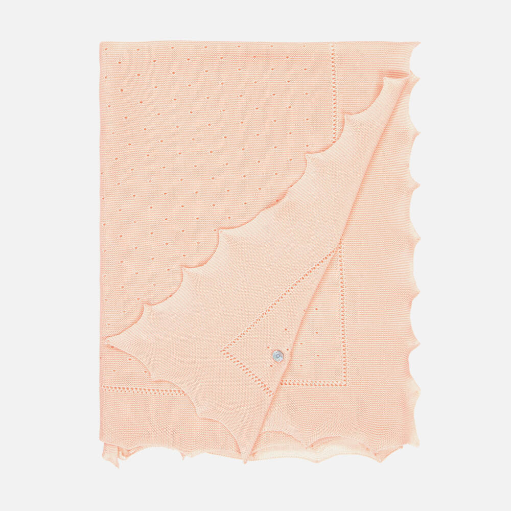 Artesanía Granlei-Girls Coral Knit Shawl Delight | Childrensalon Outlet