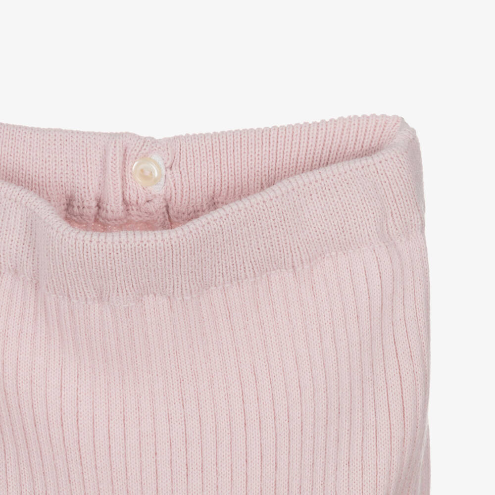 Artesanía Granlei-Girls Cotton Floral Top & Knitted Leggings Set | Childrensalon Outlet