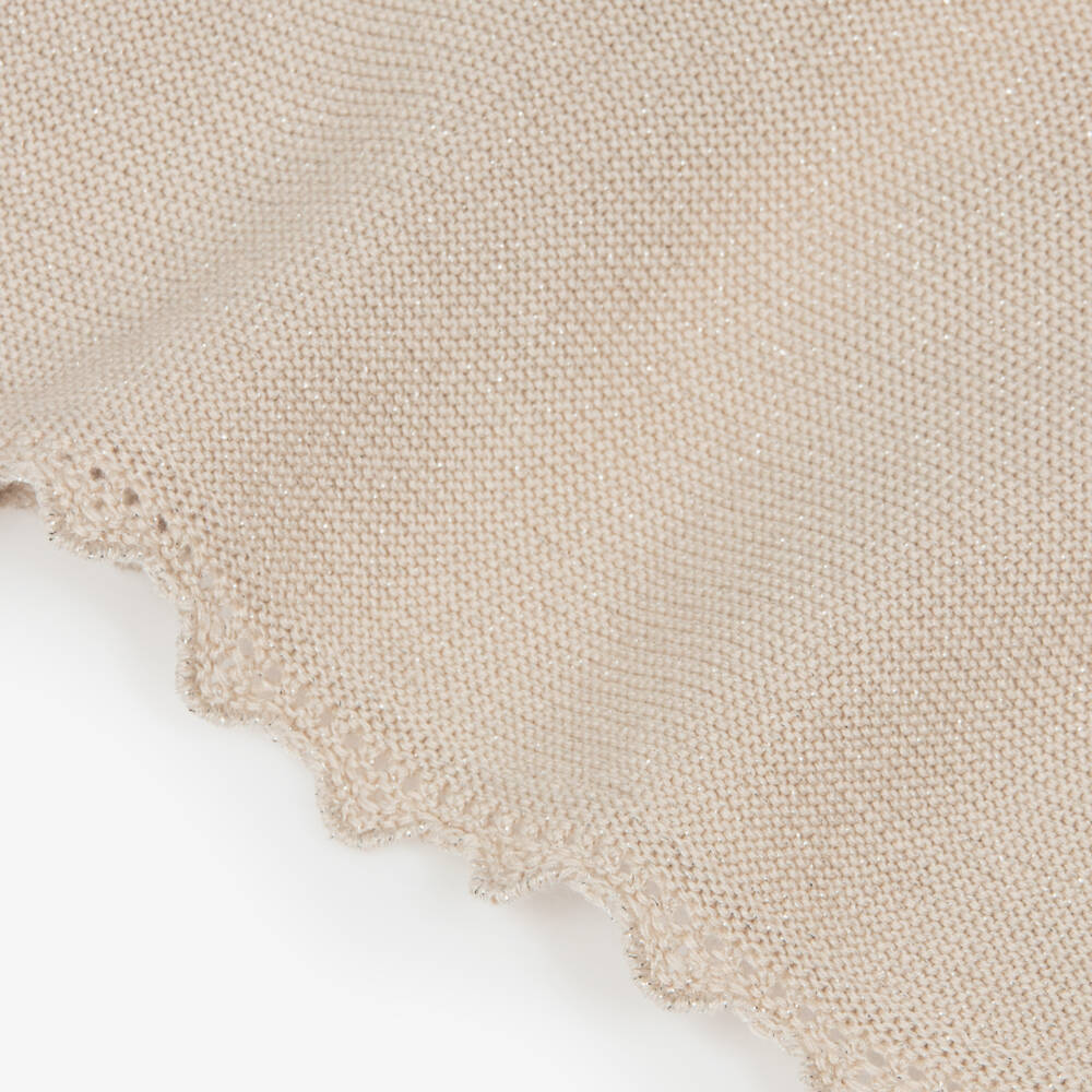 Artesanía Granlei-Girls Cream Cotton Blend Bolero | Childrensalon Outlet