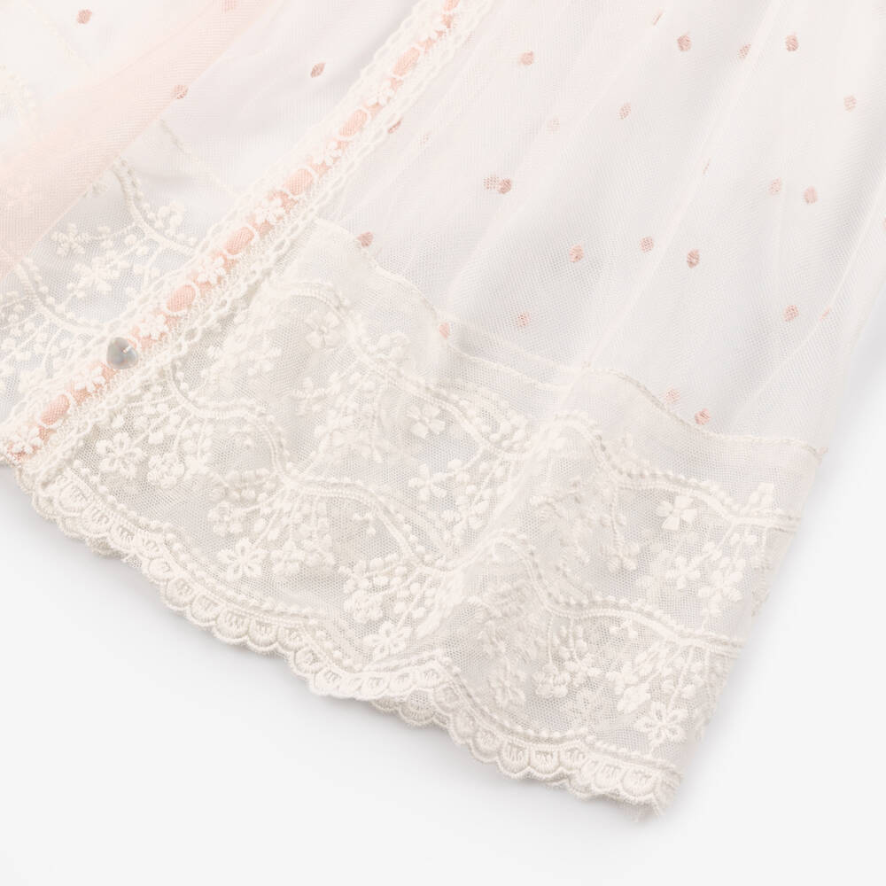 Artesanía Granlei-Girls Elegant Lace Tulle Wrap | Childrensalon Outlet