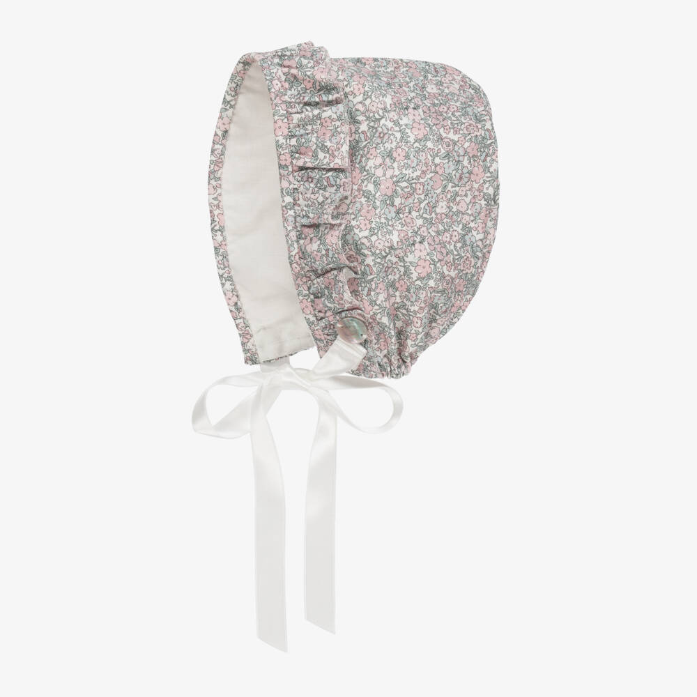 Artesanía Granlei-Girls Floral Cotton Ensemble | Childrensalon Outlet