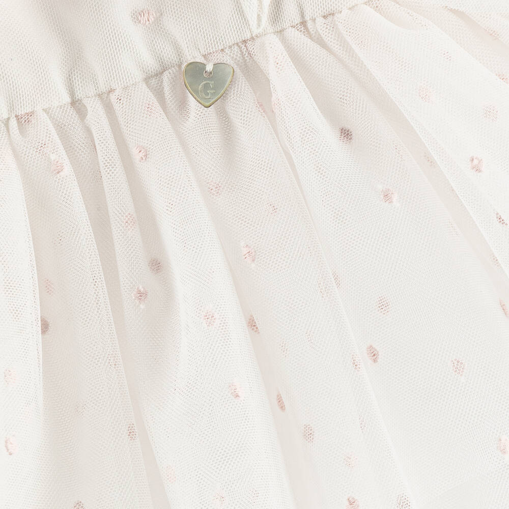 Artesanía Granlei-Girls Ivory & Blush Tulle Delight | Childrensalon Outlet