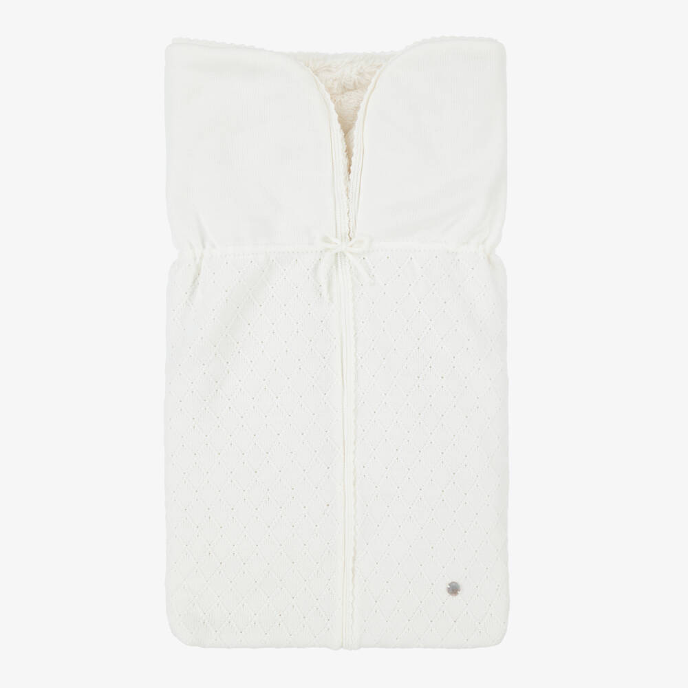 Artesanía Granlei-Girls Ivory Cosy Knit Nest | Childrensalon Outlet