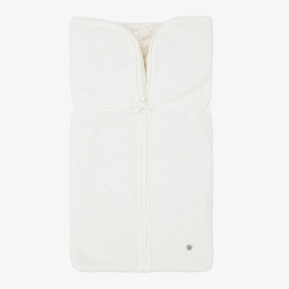 Artesanía Granlei-Girls Ivory Cosy Knit Nest | Childrensalon Outlet