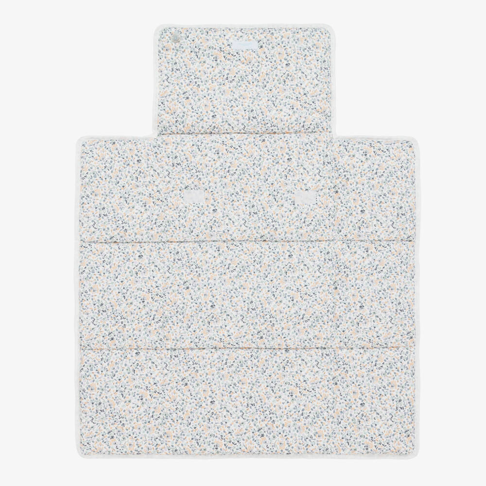 Artesanía Granlei-Girls Ivory Floral Travel Mat | Childrensalon Outlet